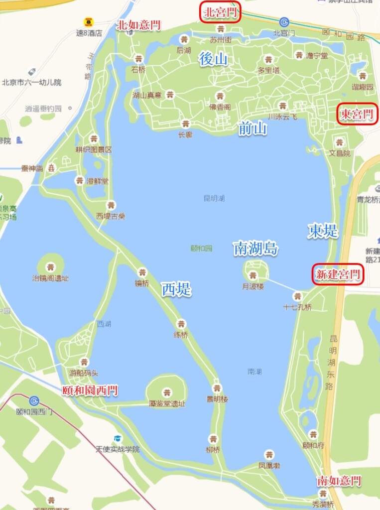 頤和園地圖